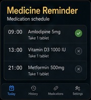 Medicine and Supplement Reminder app thumbnail